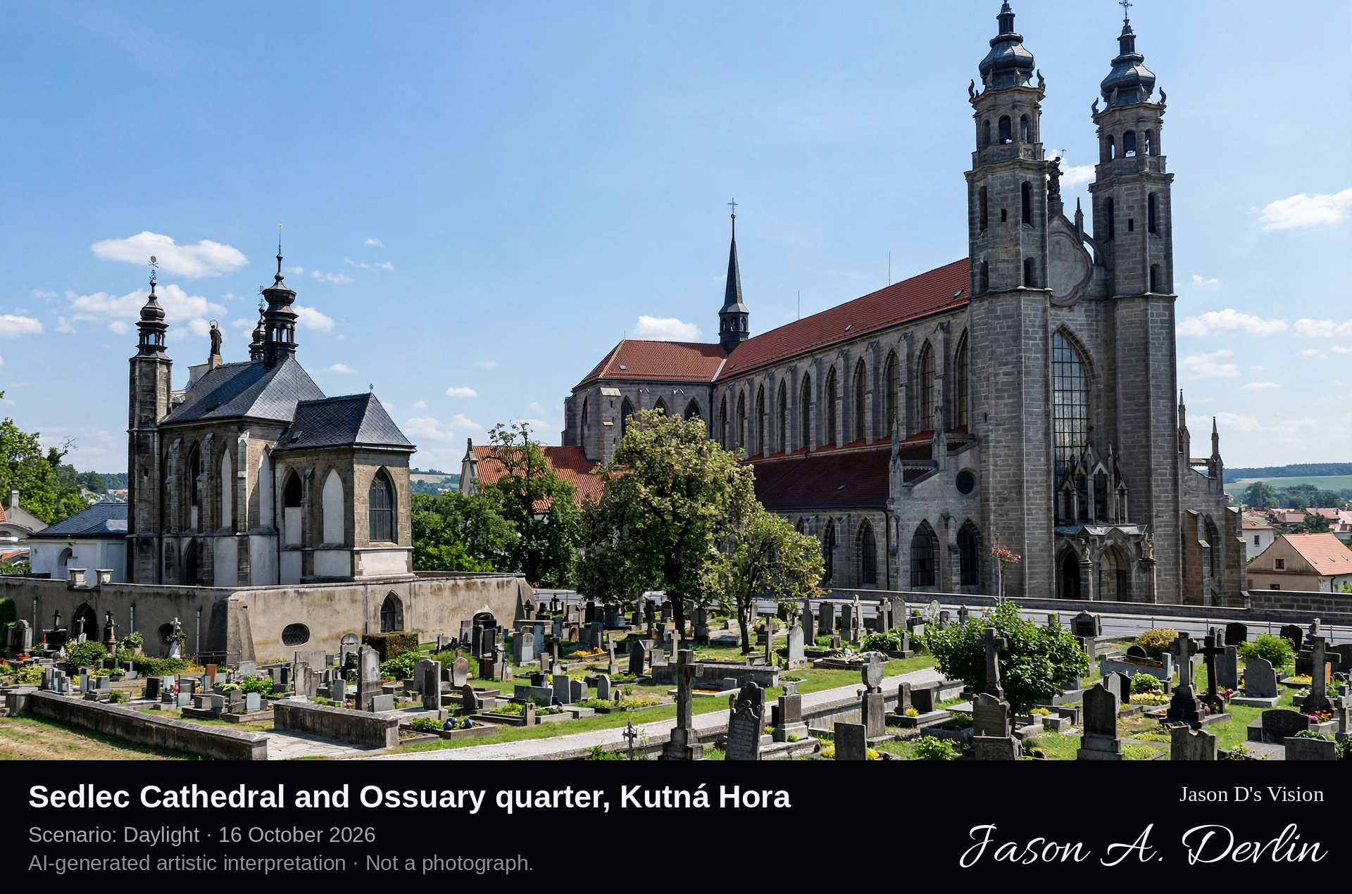 Sedlec Cathedral and Ossuary quarter, Kutná Hora