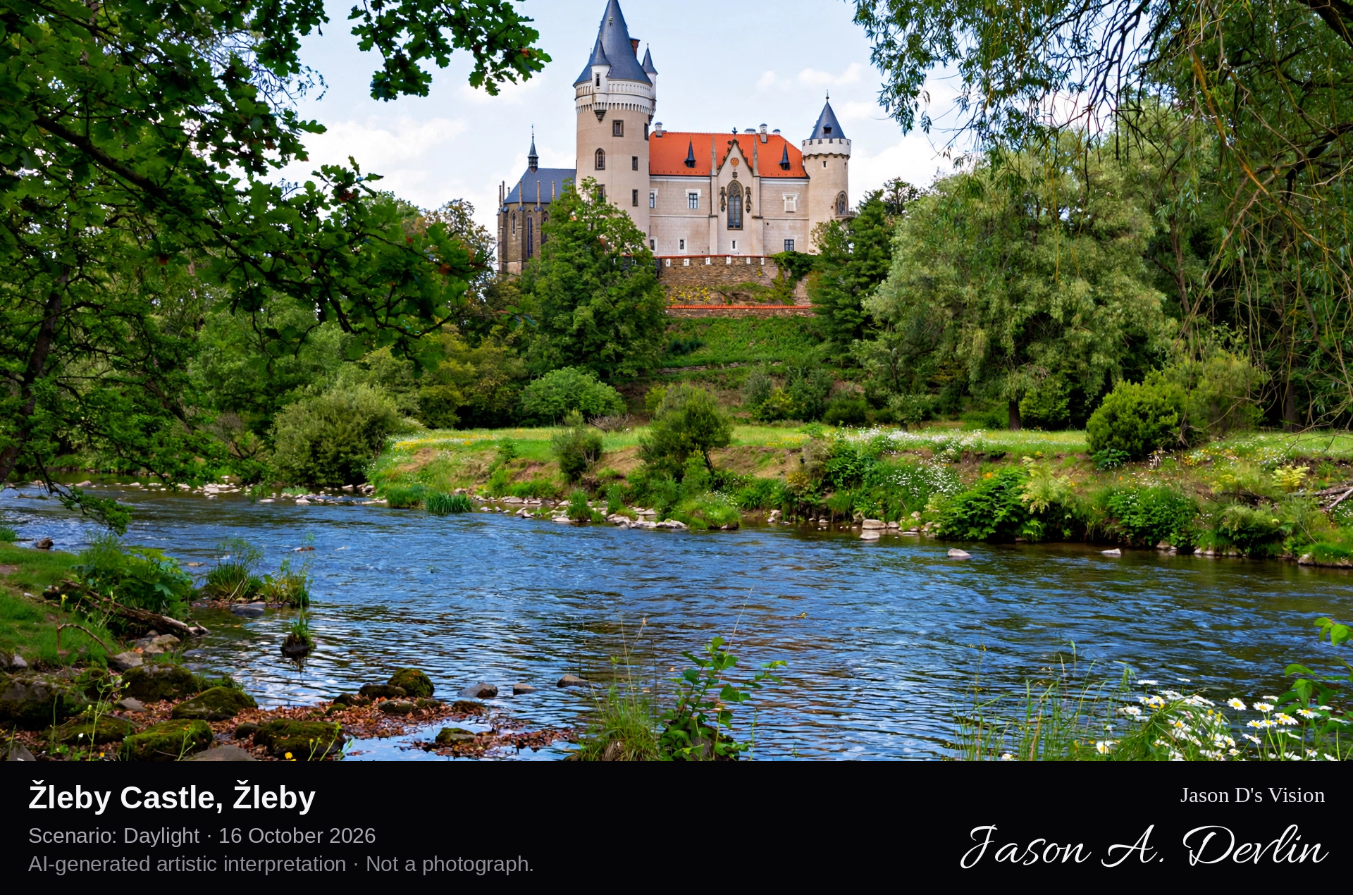Žleby Castle, Žleby