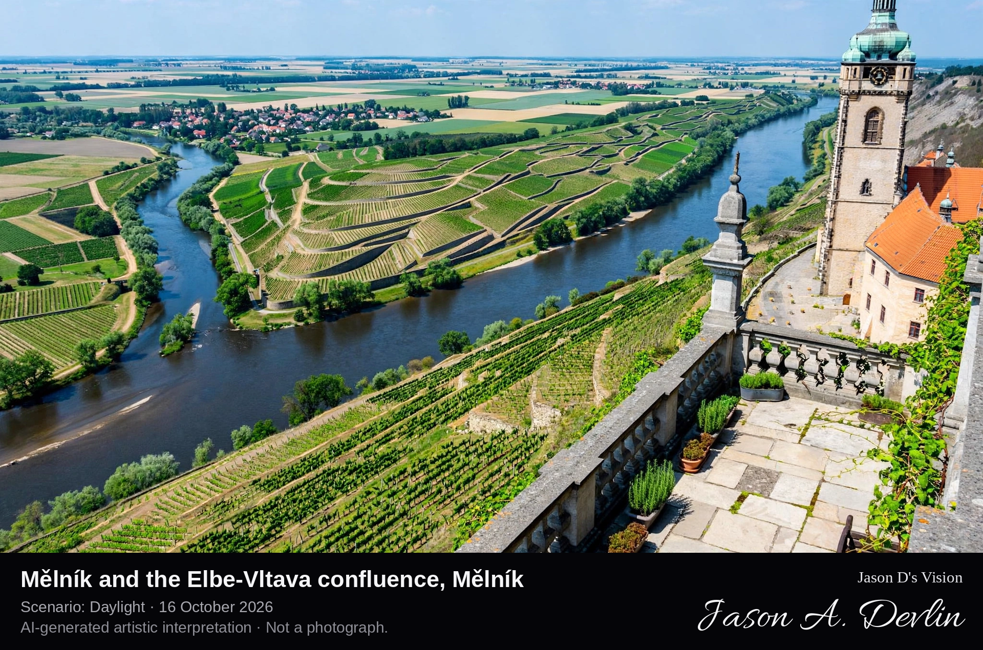 Mělník and the Elbe-Vltava confluence, Mělník