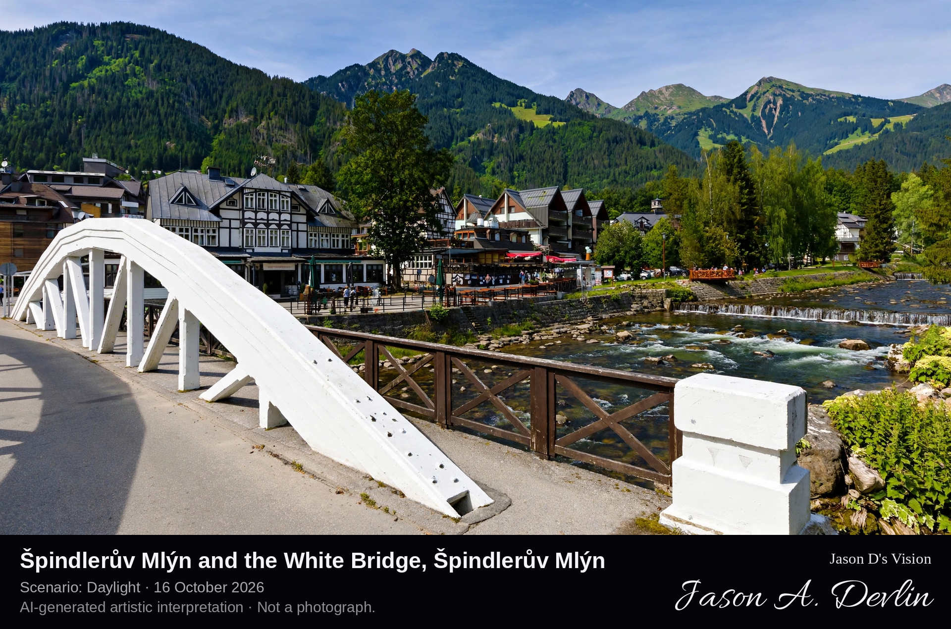 Špindlerův Mlýn and the White Bridge, Špindlerův Mlýn