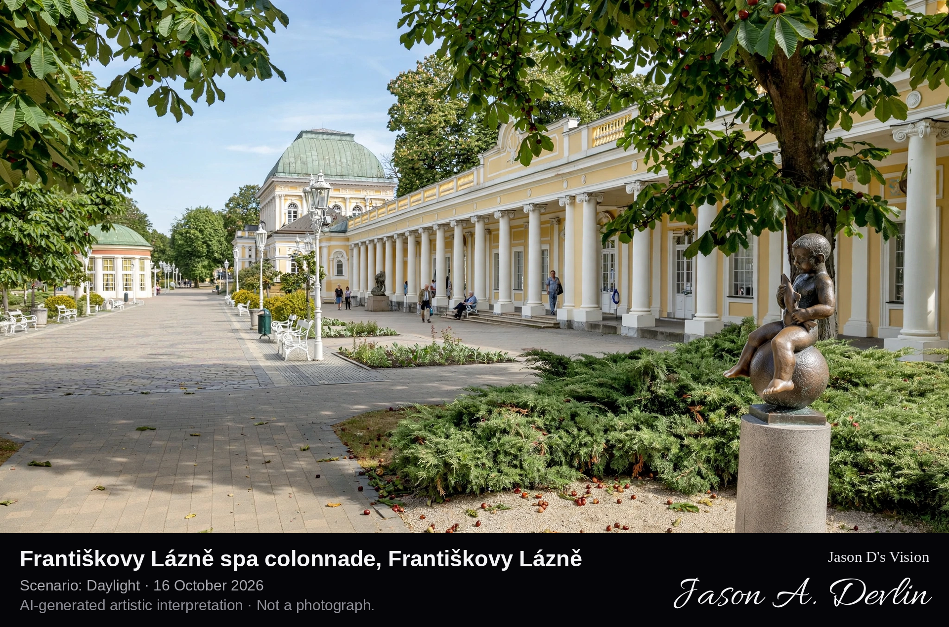 Františkovy Lázně spa colonnade, Františkovy Lázně