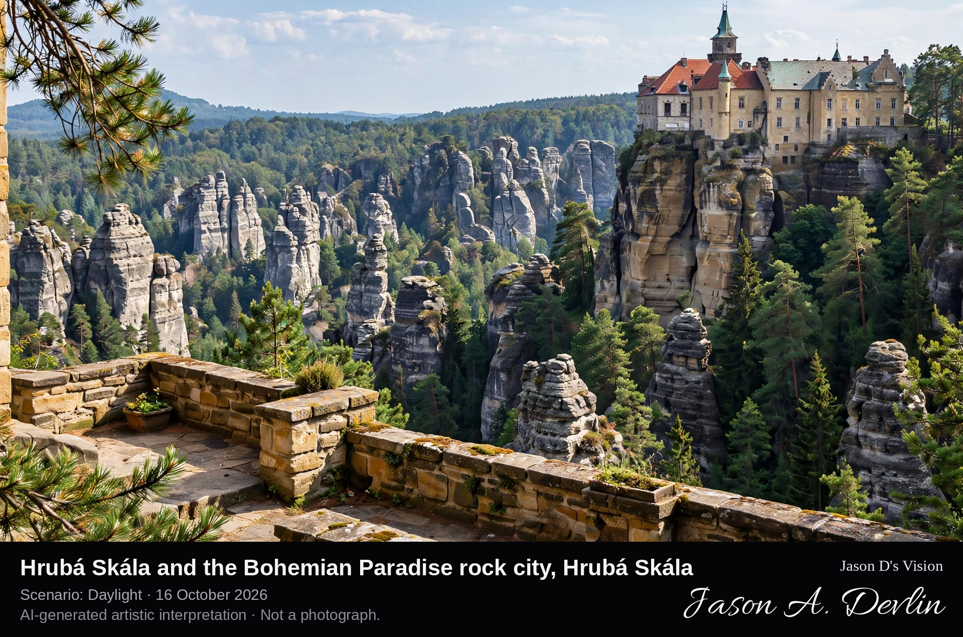 Hrubá Skála and the Bohemian Paradise rock city, Hrubá Skála