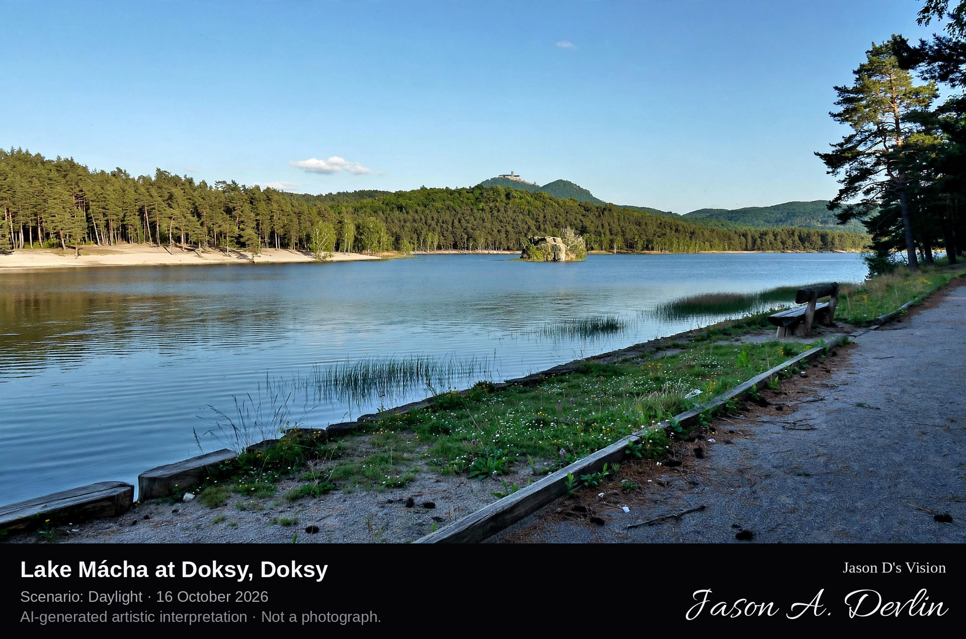 Lake Mácha at Doksy, Doksy