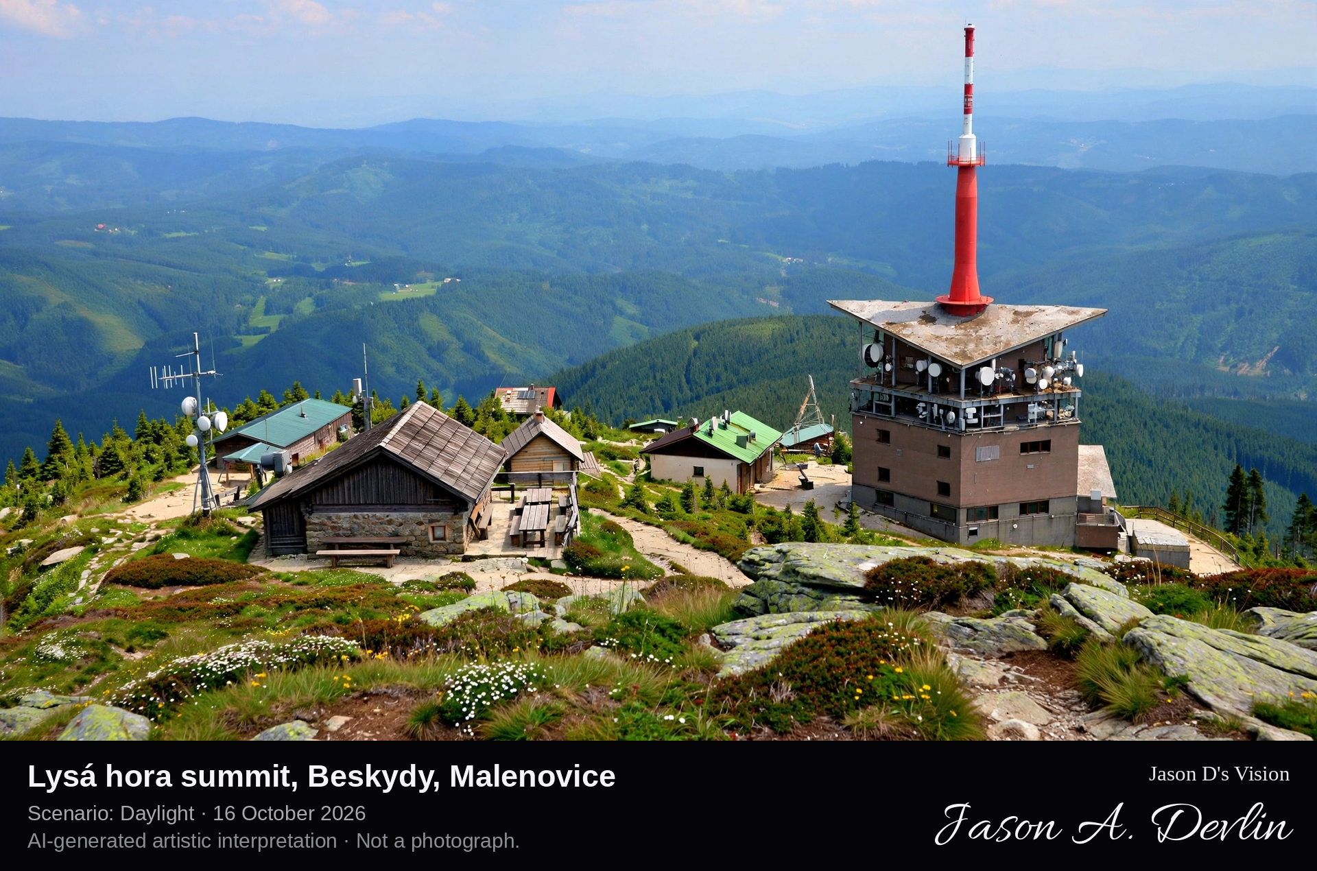 Lysá hora summit, Beskydy, Malenovice