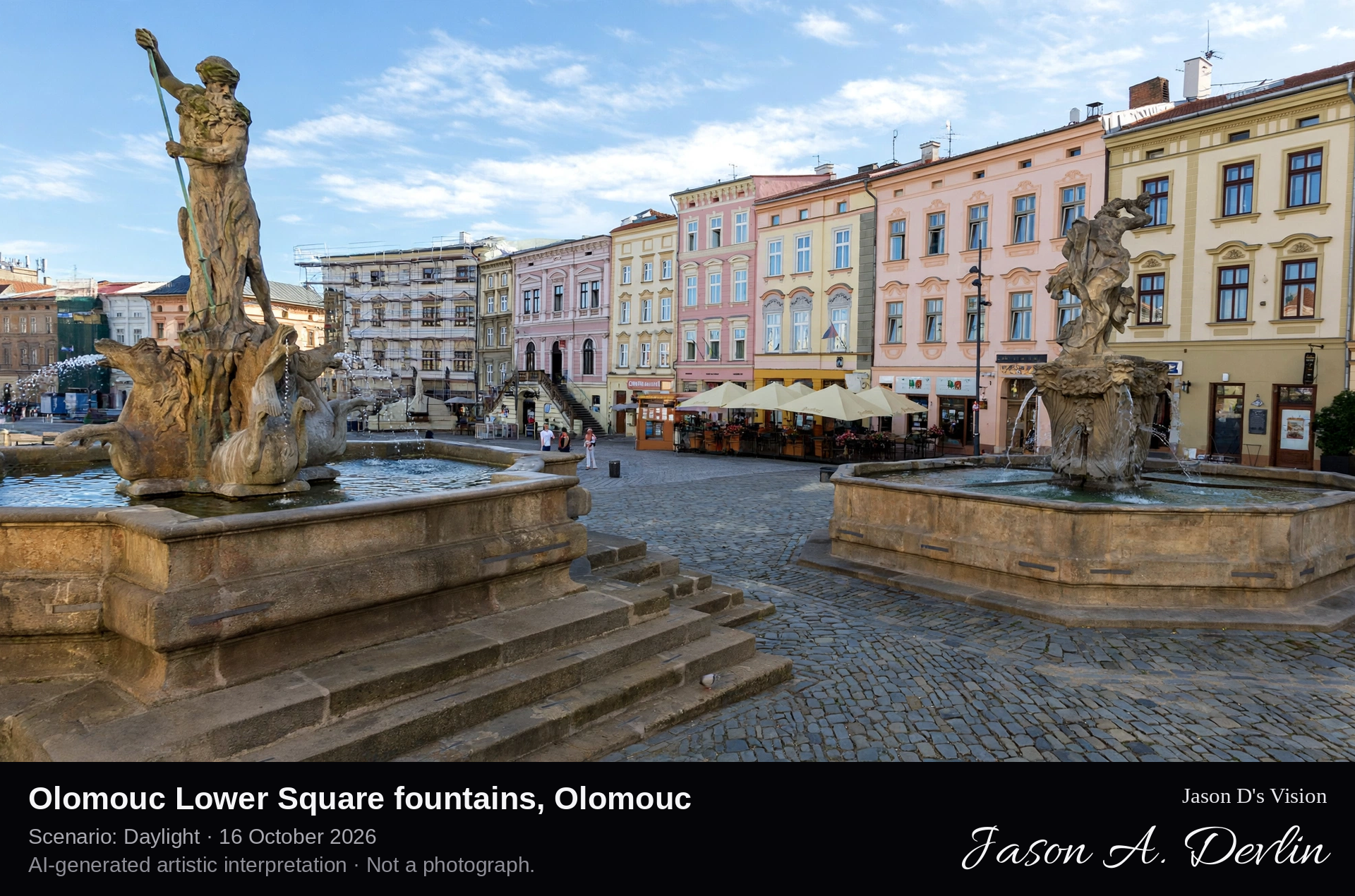 Olomouc Lower Square fountains, Olomouc