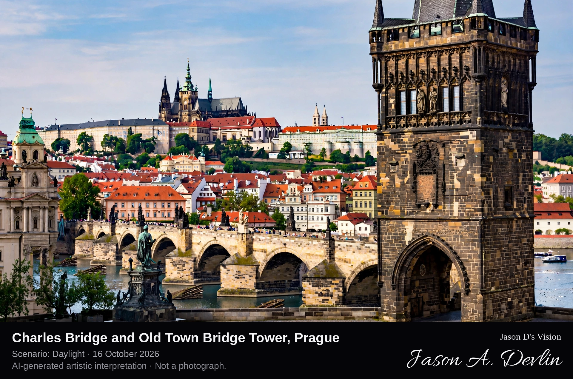 Charles Bridge and Old Town Bridge Tower, Prague