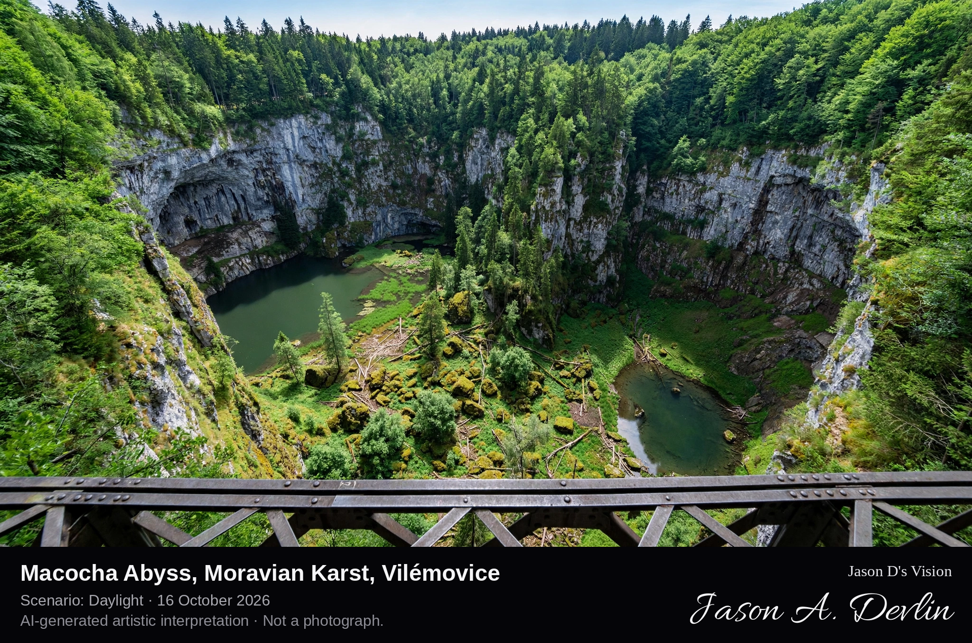 Macocha Abyss, Moravian Karst, Vilémovice