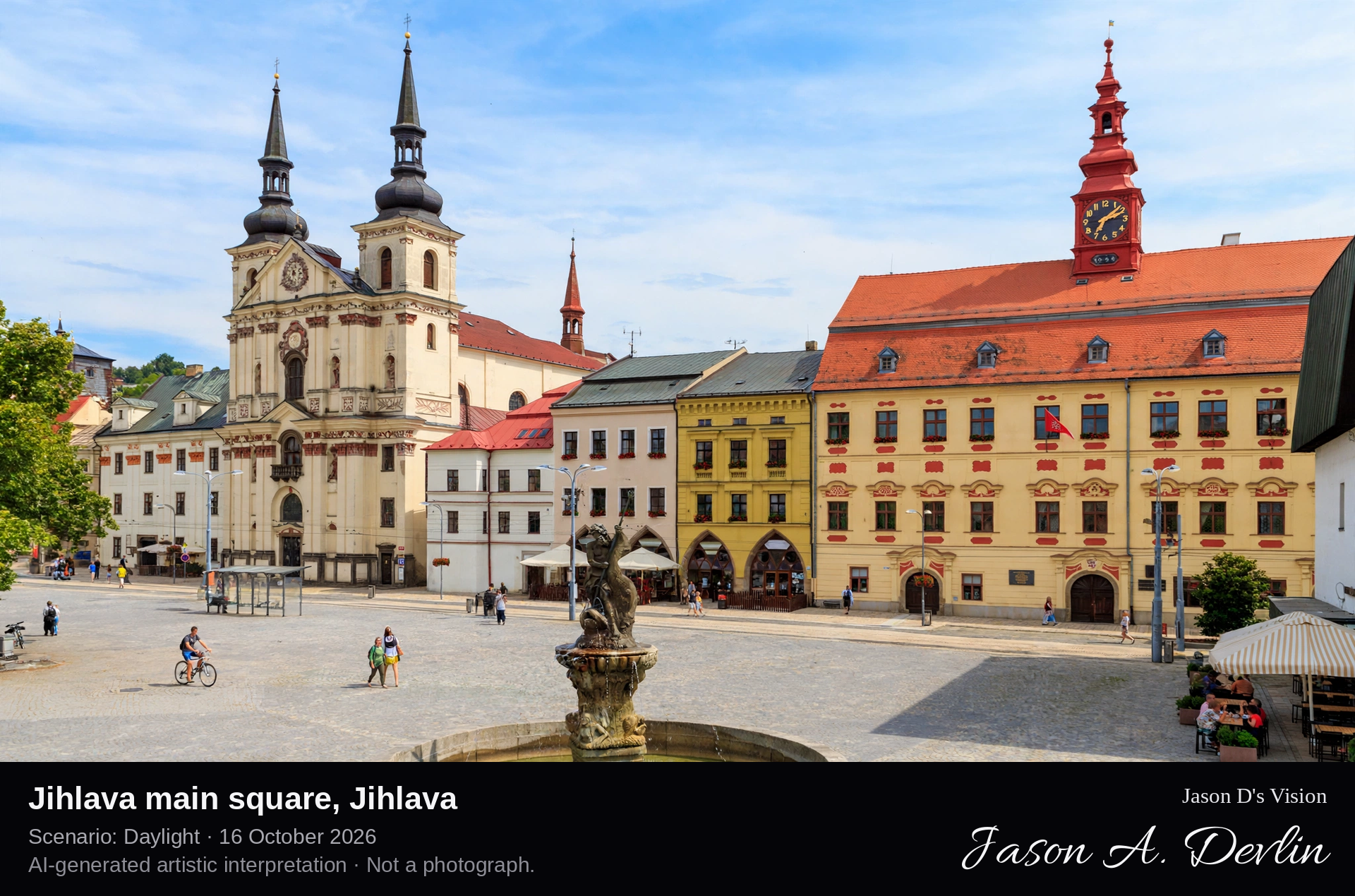 Jihlava main square, Jihlava