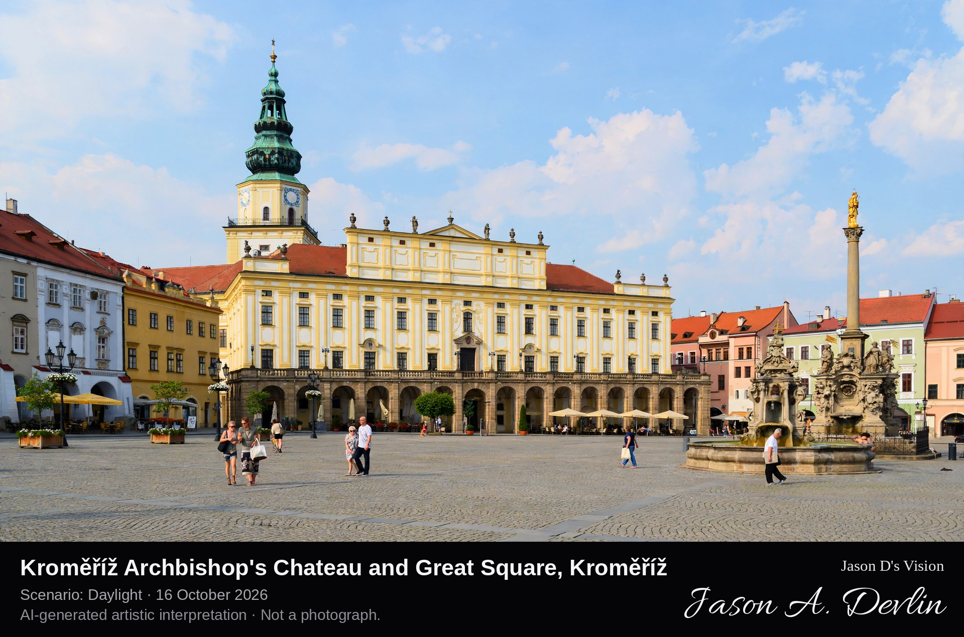 Kroměříž Archbishop's Chateau and Great Square, Kroměříž